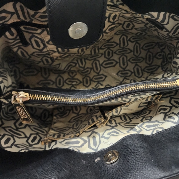 Rebecca Minkoff Black Natural Black Leather Exposed Zipper Amorous Satchel - Picture 12 of 12